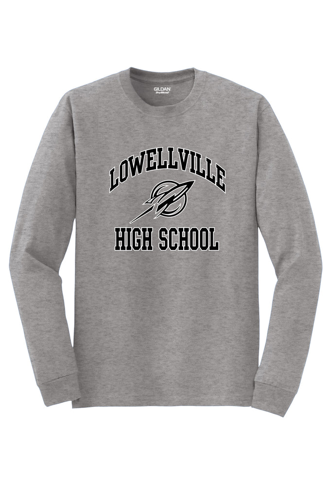 Grey High School Long Sleeve T-shirt
